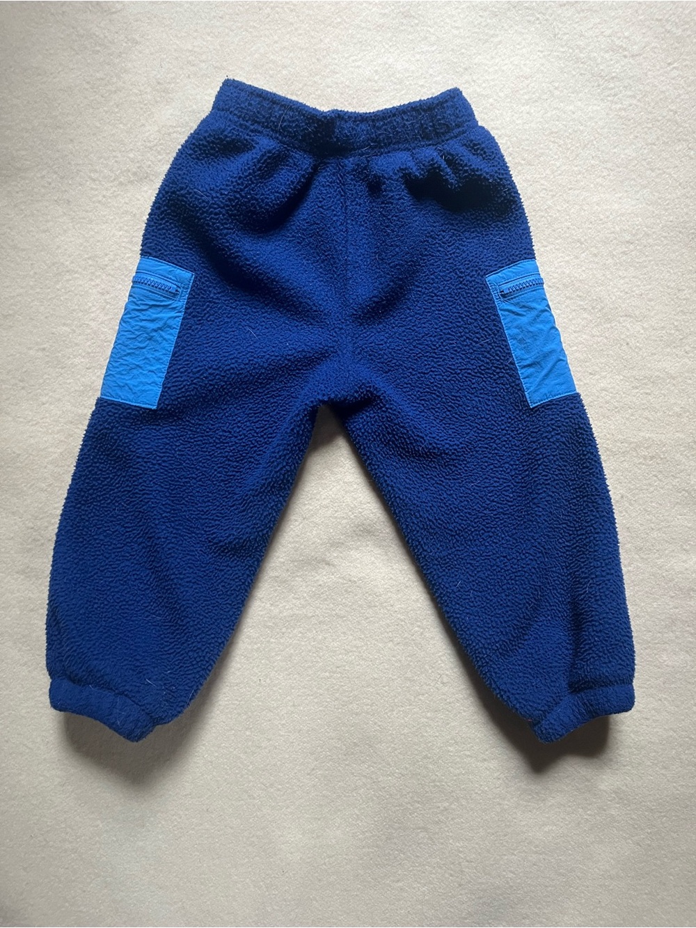 Gap Kids Cozy Deep Blue Fleece Joggers
